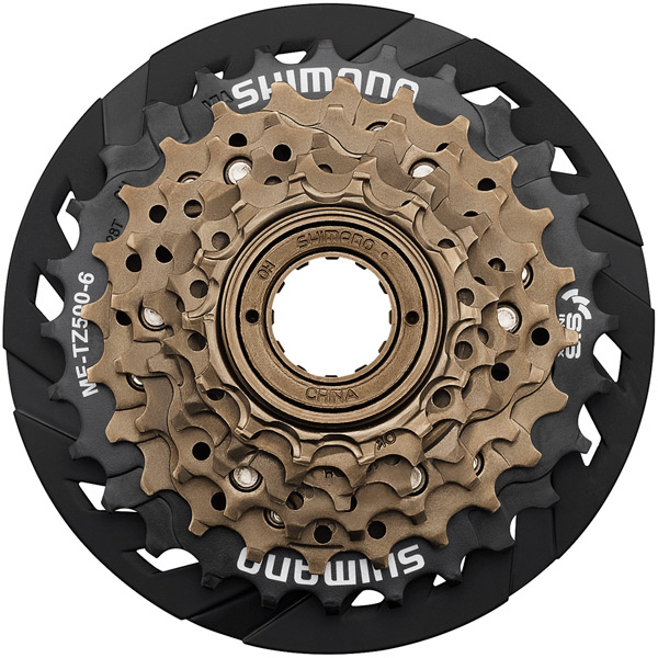 Shimano Tourney MF-TZ500 6-Speed Multiple Freewheel JE James Cycles
