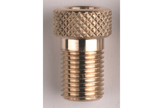 BikeBits Weldtite PV to SV Brass Adaptor - JE James Cycles